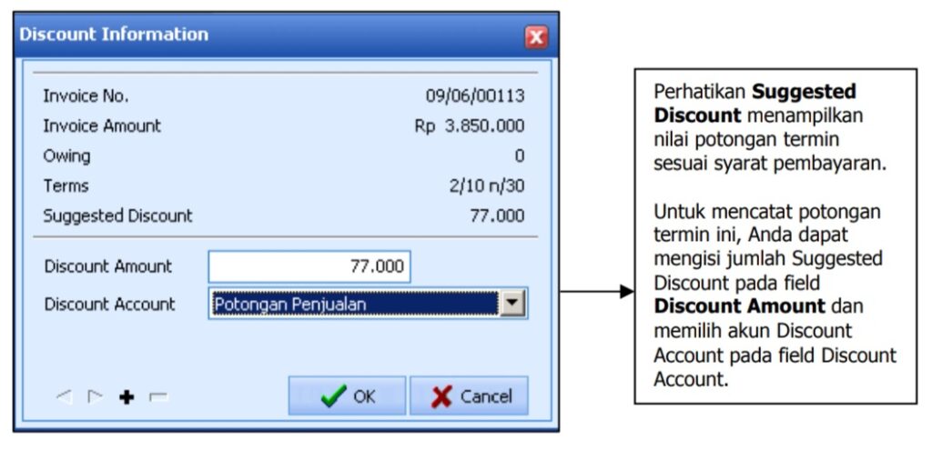 Mencatat Penerimaan Pelanggan di Sales Receipt Accurate