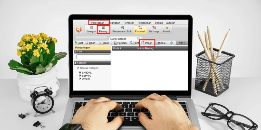 Cara Import Data Barang Baru di RENE dari Accurate