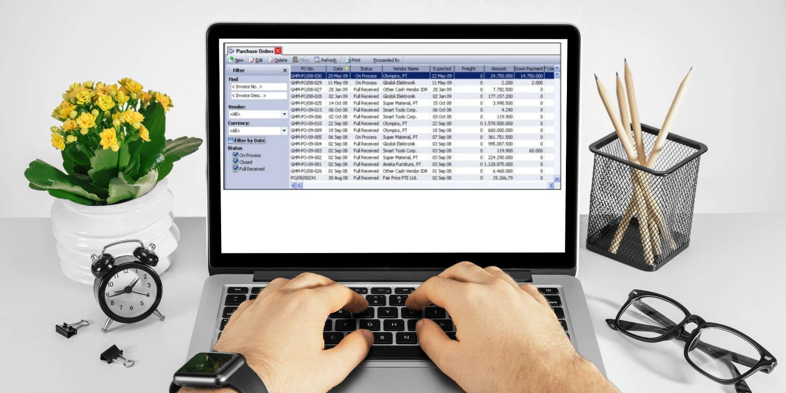 Mengedit dan Menghapus Purchase Order pada Accurate