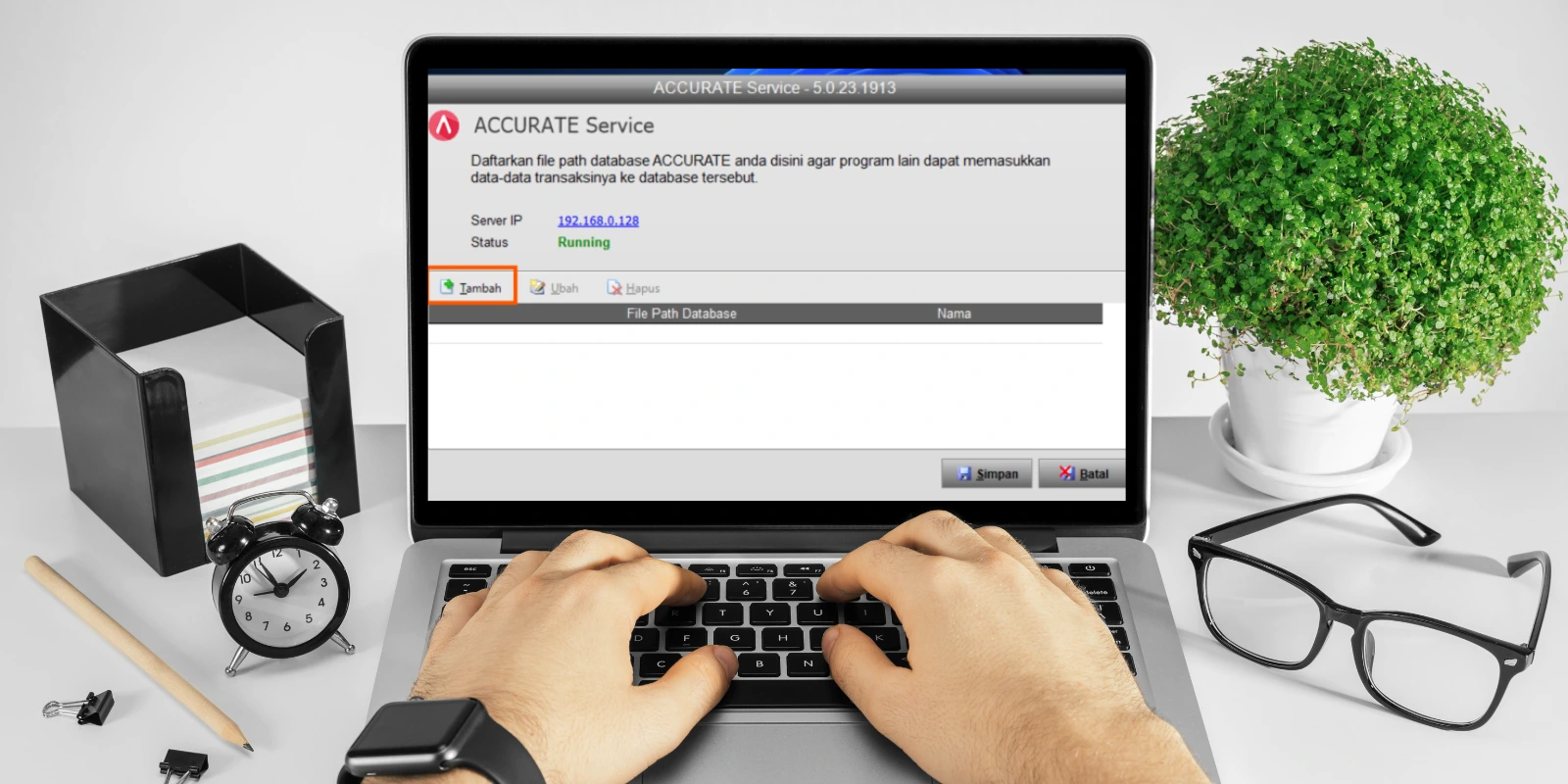 Database Tidak Ditemukan Saat Sinkronisasi Accurate di Rene