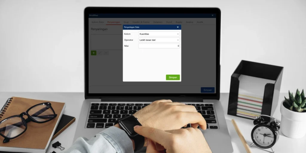 Filter Laporan Supaya Tidak Menampilkan QTY di Accurate