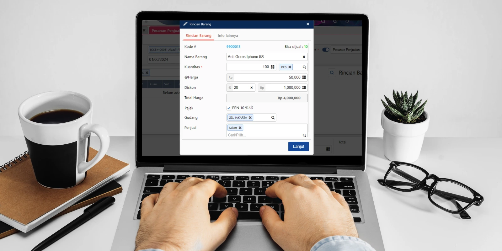 Cara Melakukan Input Data Penjualan Harian di Accurate Online