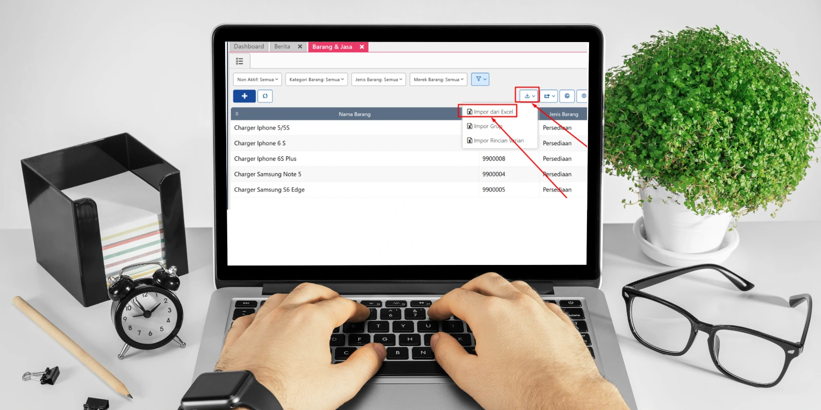 Cara Mengubah Nama Barang dengan Impor di Accurate Online