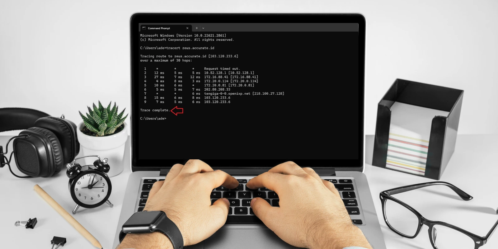 Cara Mudah Melakukan Traceroute pada Accurate Online