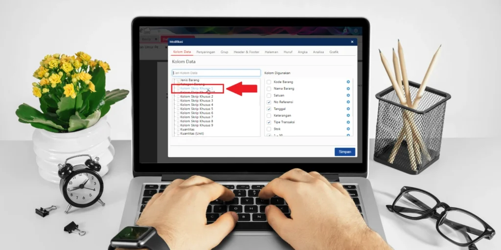 Laporan Rincian Umur Riil Persediaan pada Accurate Online