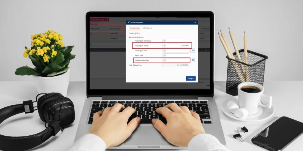 Perhitungan PPh THR Karyawan Tetap di Accurate Online