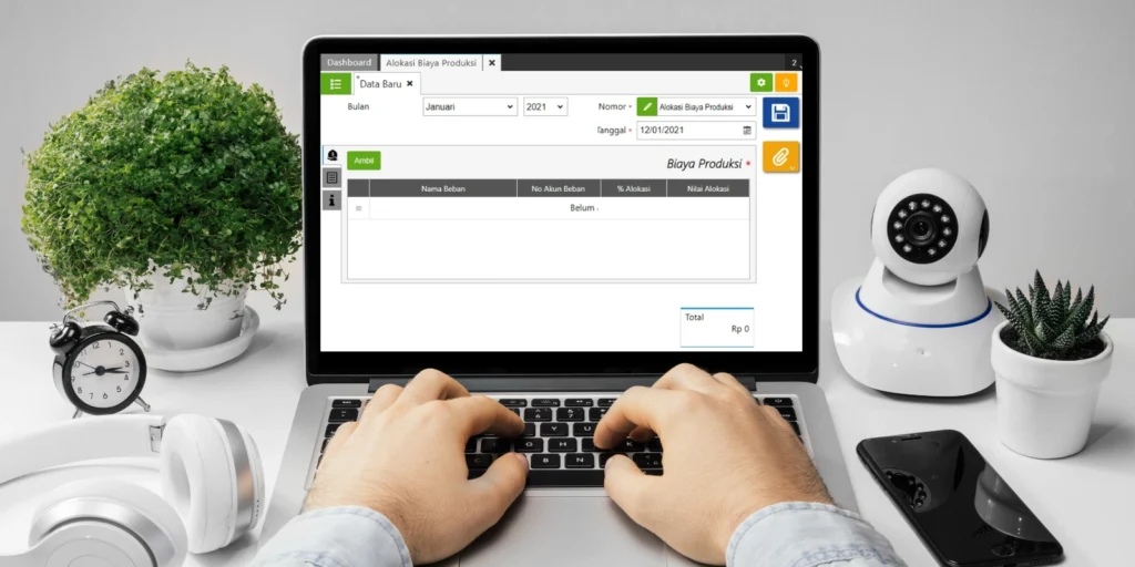 Alokasi Biaya Produksi ke Persediaan Accurate Online