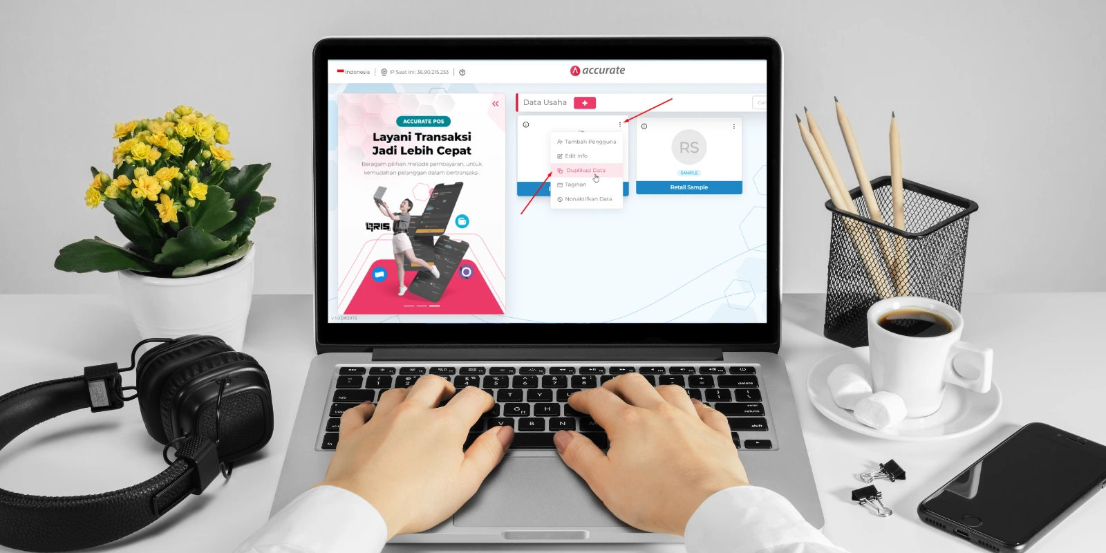 Cara Melakukan Duplikasi Data Usaha di Accurate Online