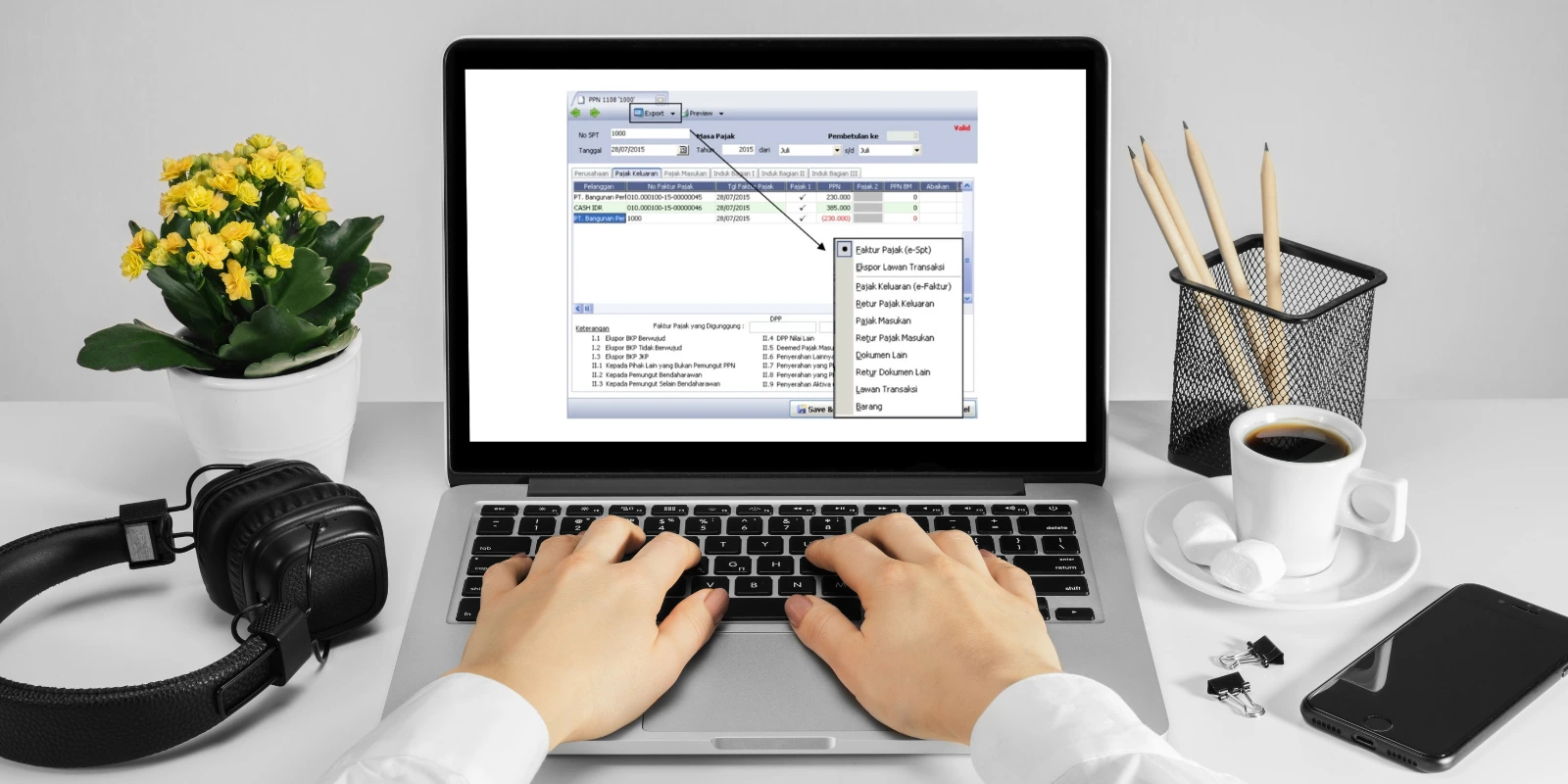 Cara Melakukan Ekspor SPT Masa PPN dari Accurate
