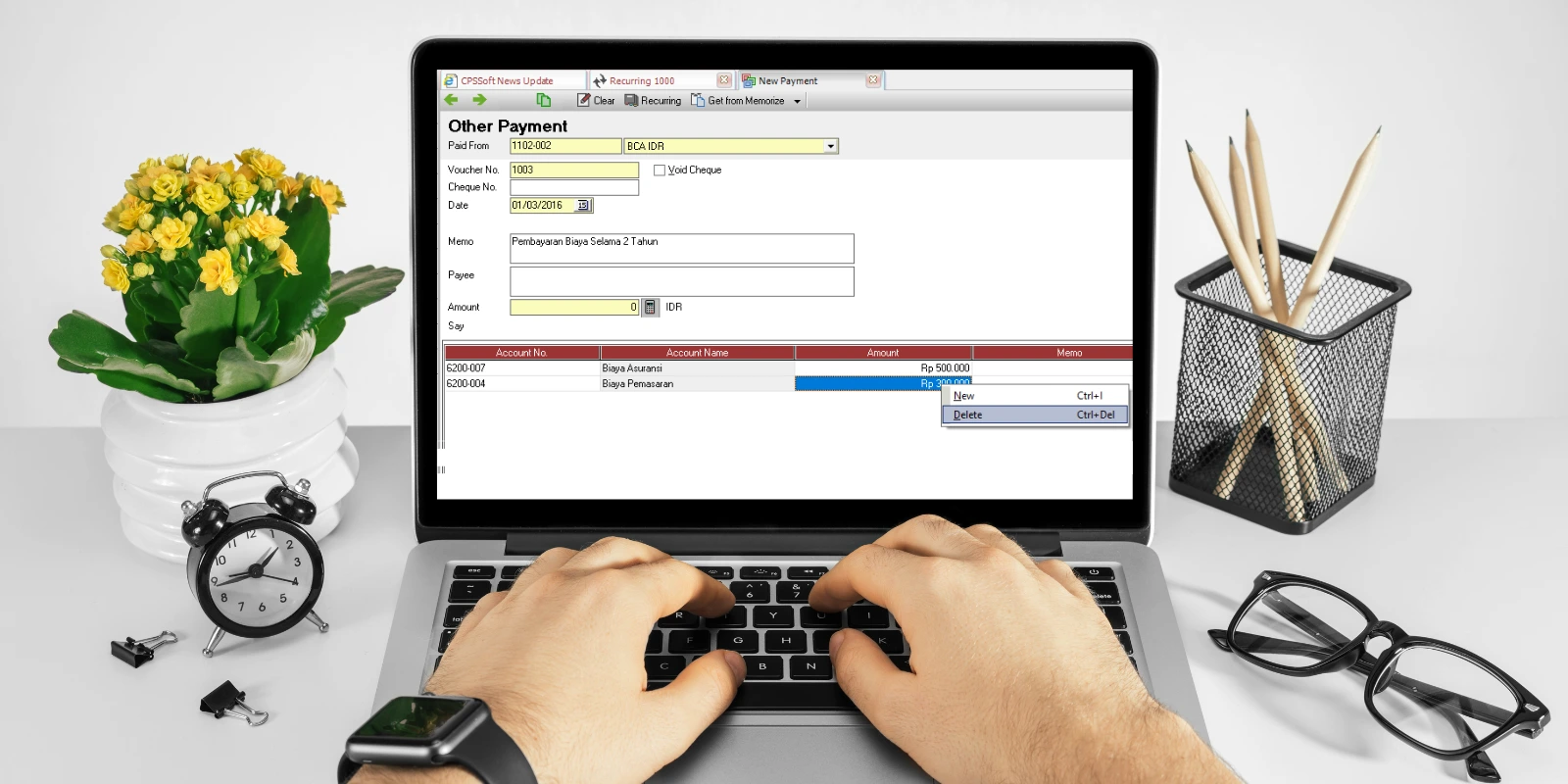 Cara Mengedit Transaksi Berulang pada Accurate