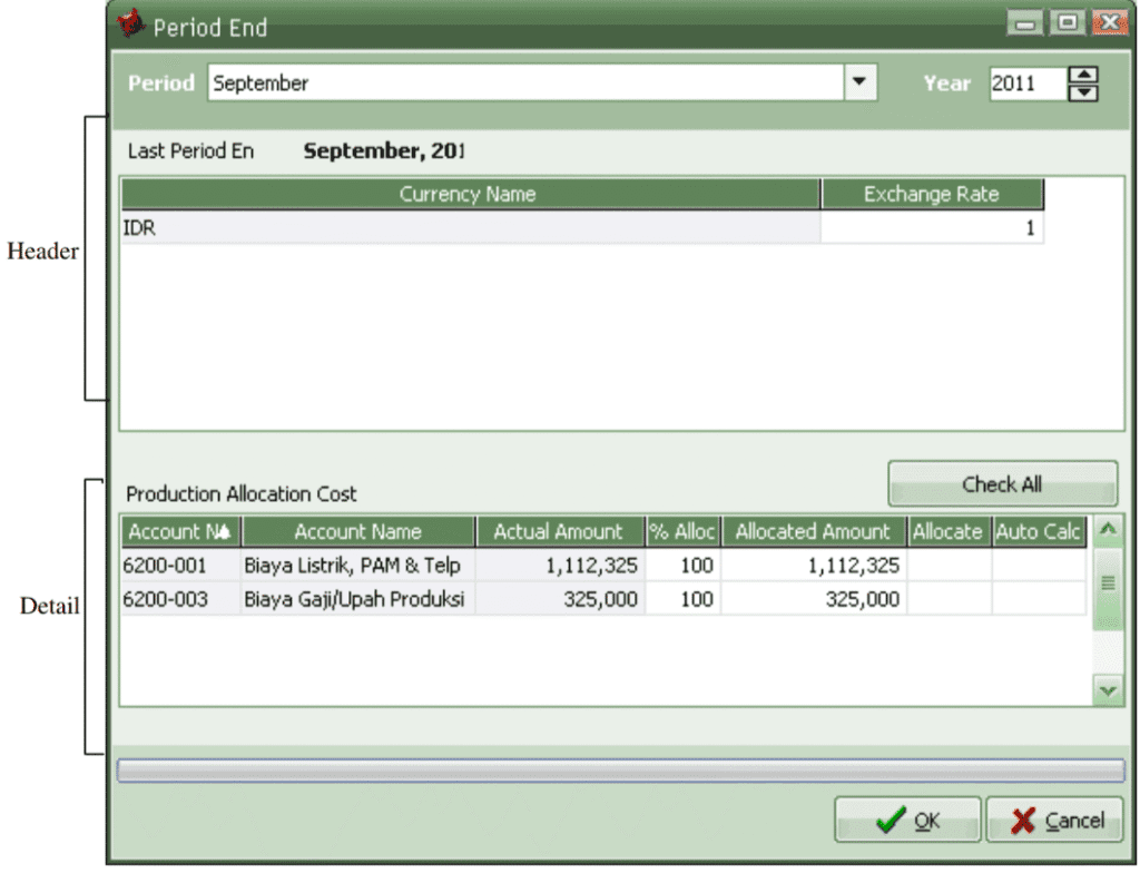 Cara Melakukan Period End Aktivitas Pabrikasi di Accurate