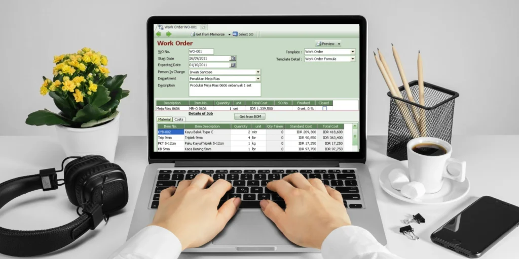 Cara Membuat Work Order di Aktivitas Pabrikasi Accurate