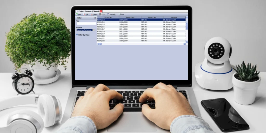Daftar Survei Proyek [List of Project Survey] di Accurate