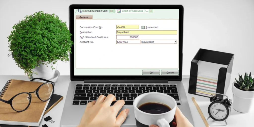 Membuat Conversion Cost Aktivitas Pabrikasi di Accurate