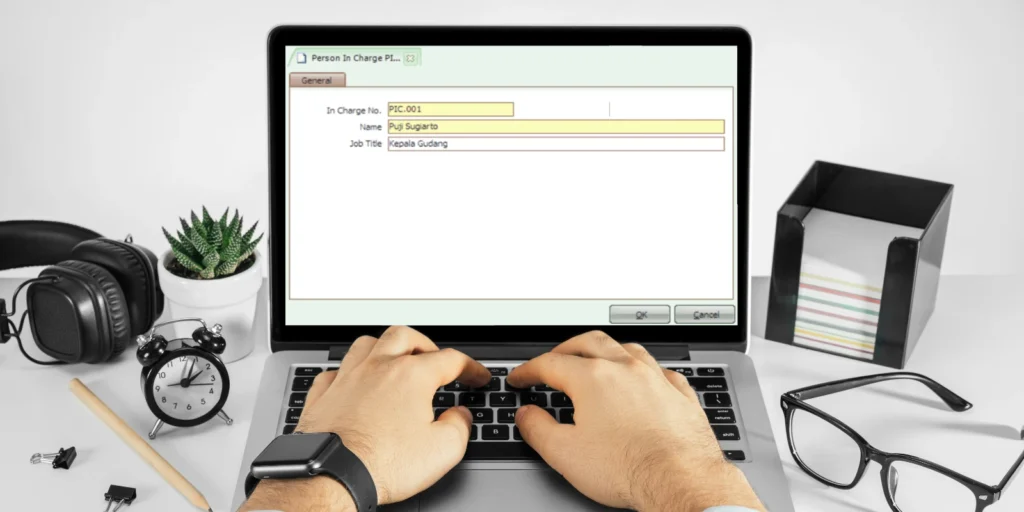 Membuat Person in Charge Aktivitas Pabrikasi di Accurate