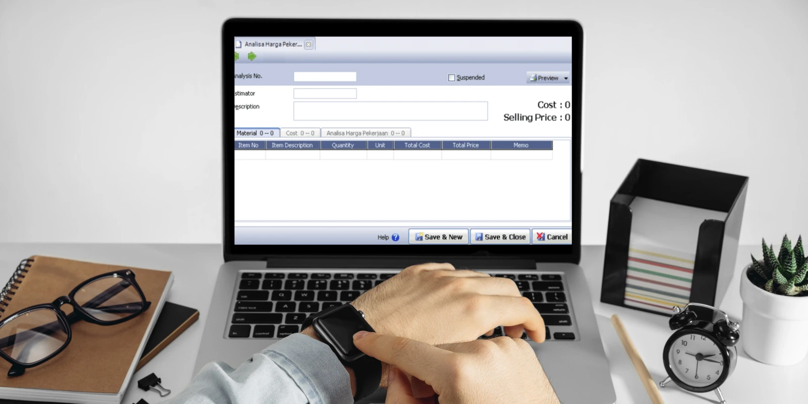 Analisa Harga Pekerjaan [Work Price Analysis] di Accurate