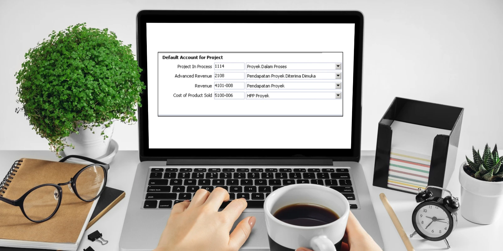 Cara Mengatur Akun Default Project di Database Accurate
