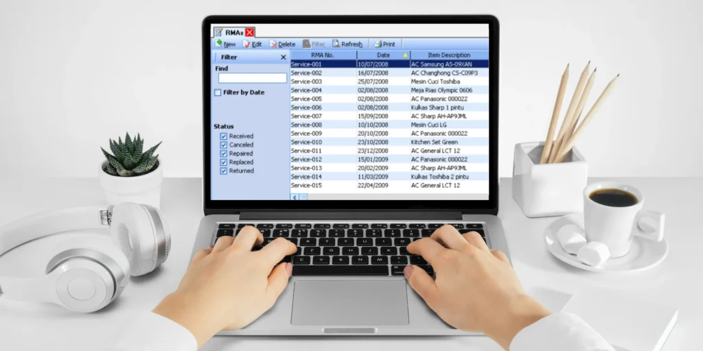 Daftar Return Merchandise Authorization [RMA] di Accurate