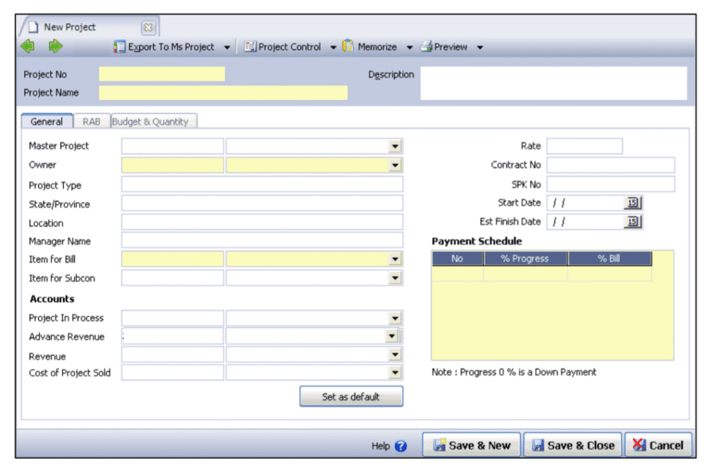 Mengenal Modul Proyek [Project Module] pada Accurate