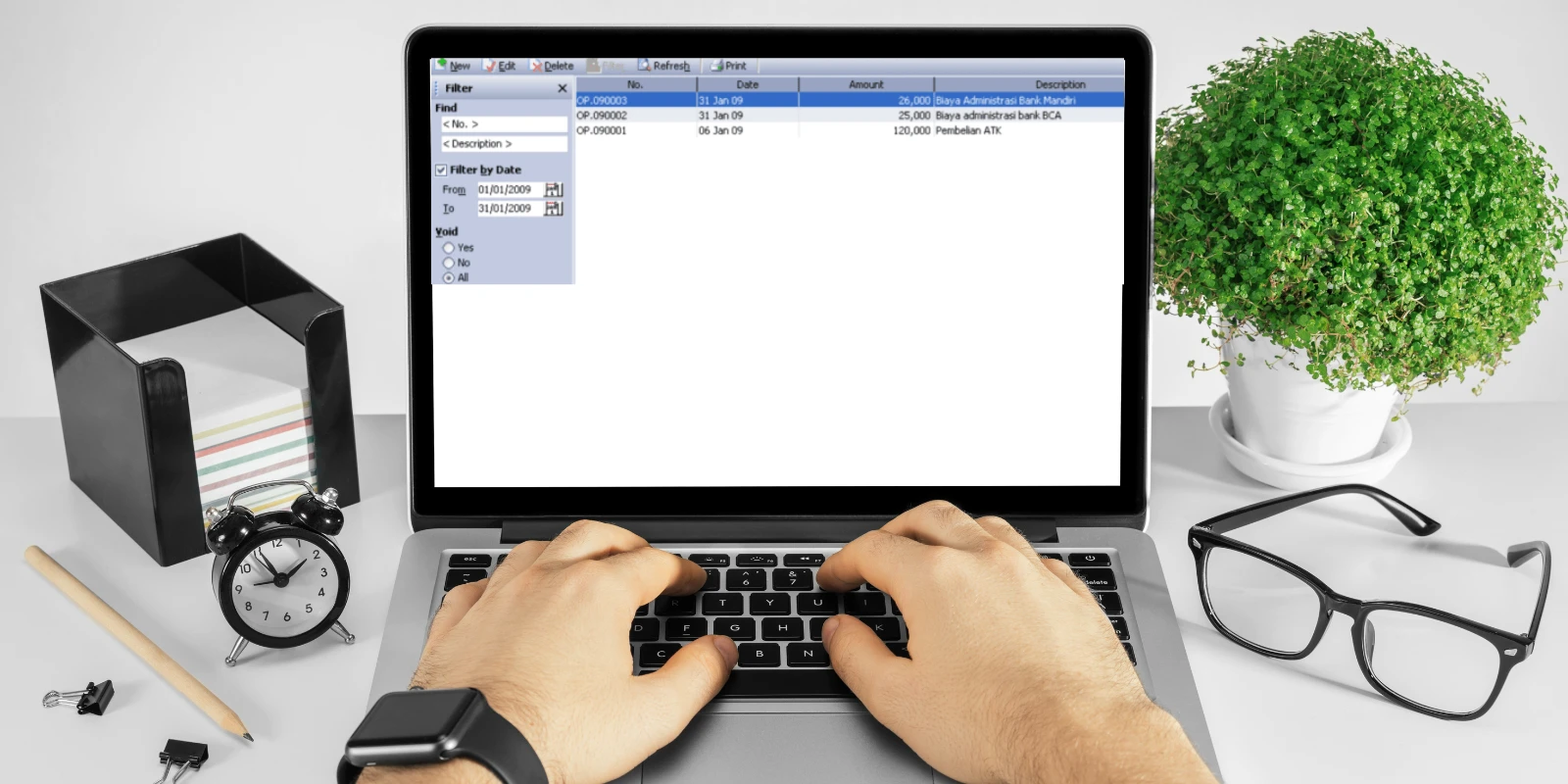 Mengubah dan Menghapus Formulir Payment di Accurate