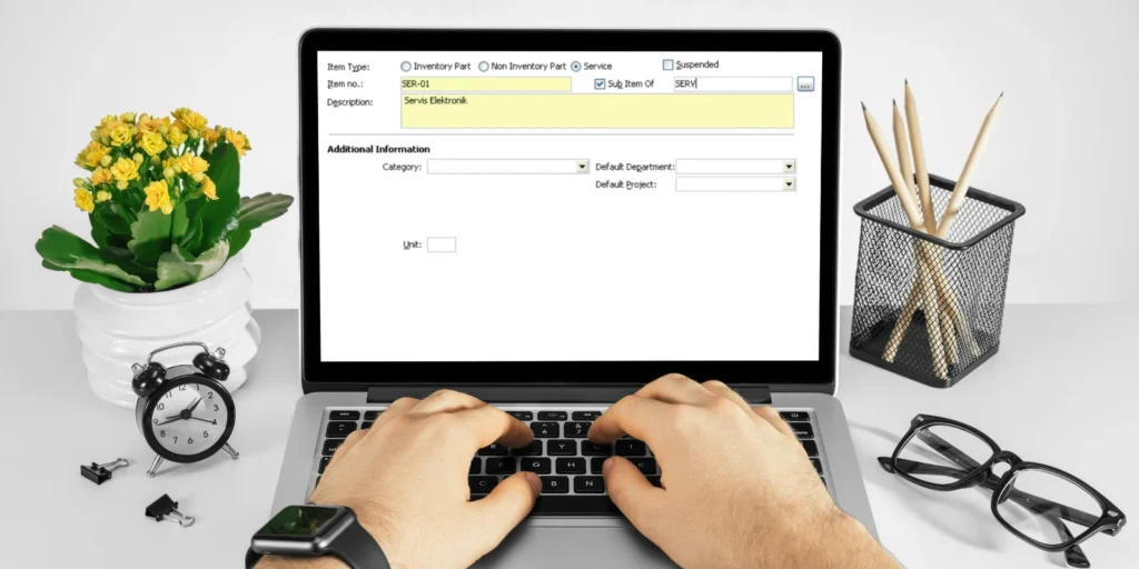 Cara Membuat Item Baru Tipe Service pada Accurate