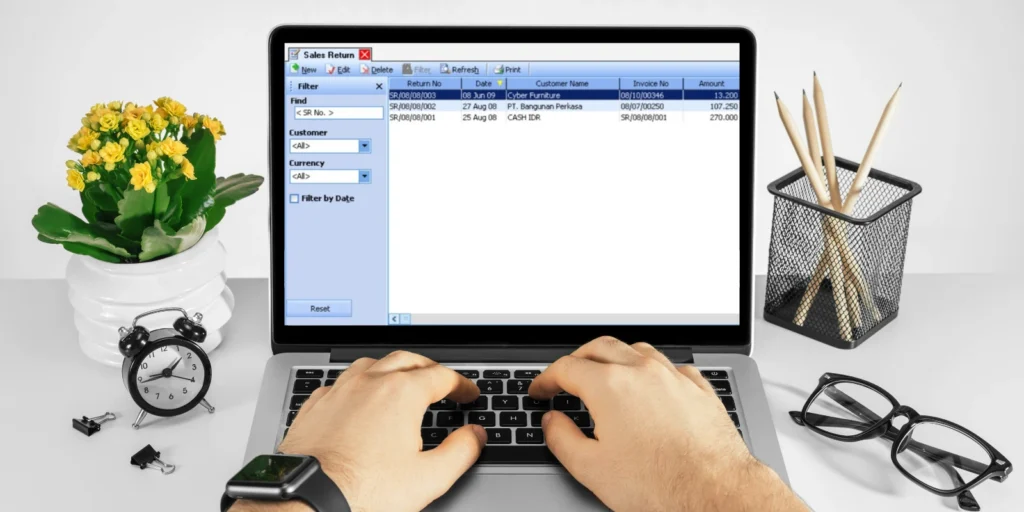 Daftar Retur Penjualan [List of Sales Return] di Accurate