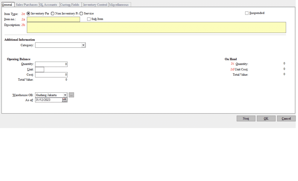 Fitur Daftar Barang dan Jasa List of Items di Accurate