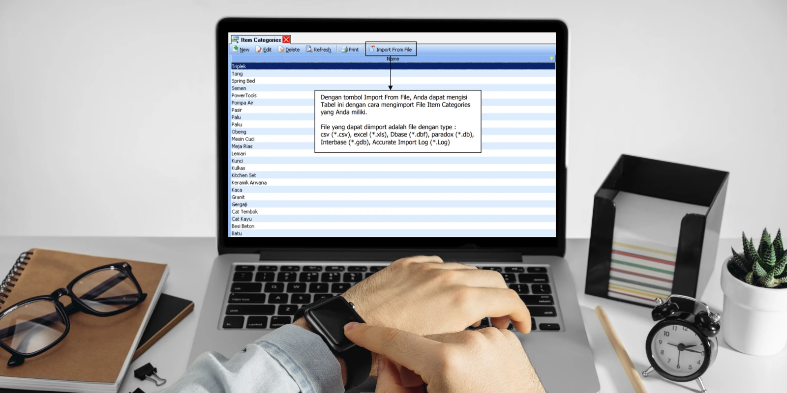 Fitur Daftar Kategori Barang [Item Category] di Accurate