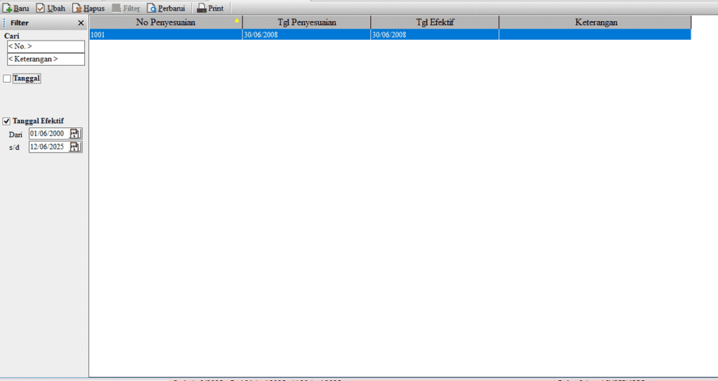 Melihat Daftar Penyesuaian Harga Jual pada Accurate