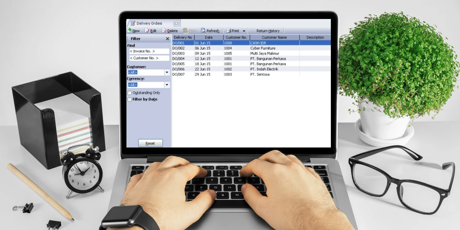 MengeditMenghapus Pengiriman Pesanan pada Accurate