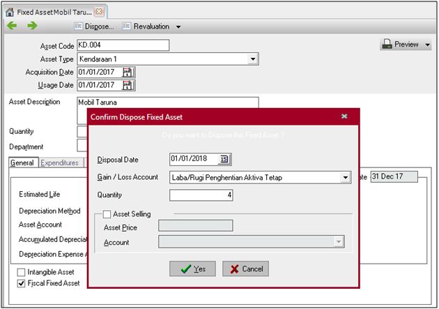 Ubah Aktiva Tetap Tanpa Mengubah Laporan di Accurate