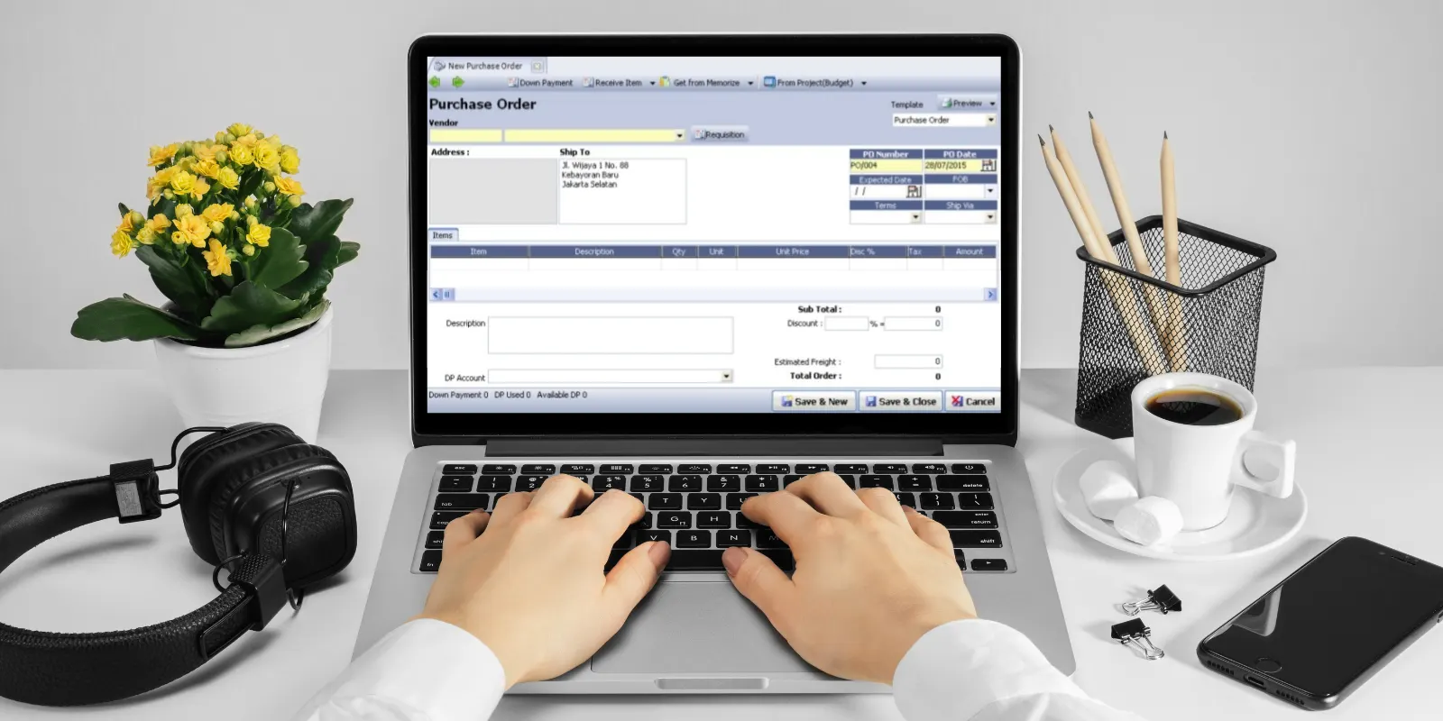 Cara Membuat Formulir Purchase Order pada Accurate
