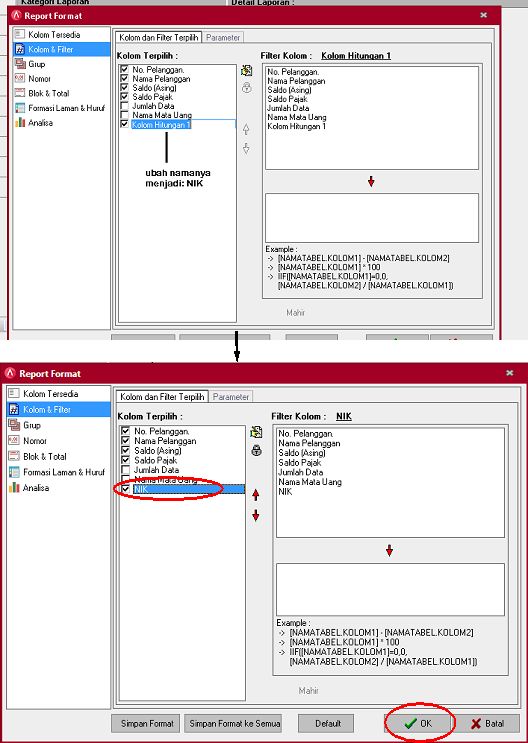 Menampilkan NIK di Laporan Daftar Pelanggan Accurate