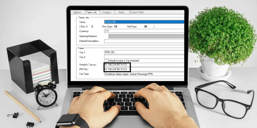 Menampilkan NPWP Pemasok di Purchase Return Accurate