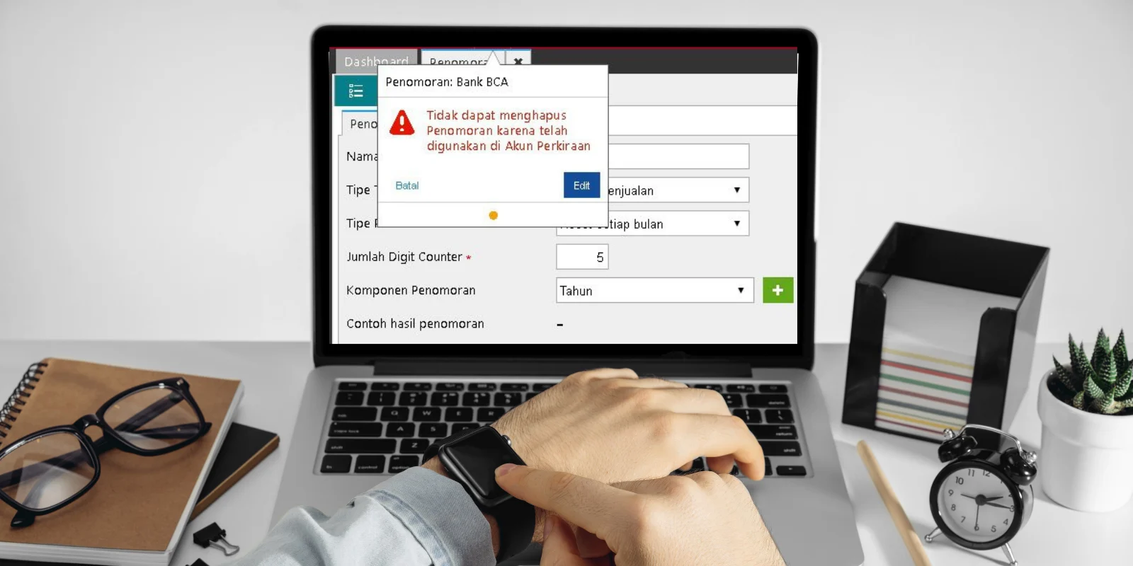 Error Penghapusan Penomoran Transaksi di Accurate Online