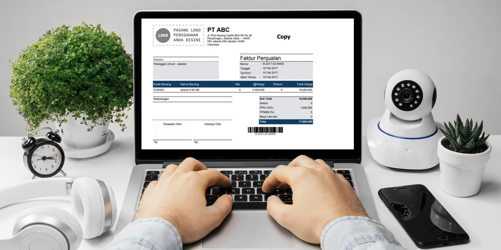 Menampilkan Tulisan “Copy” di Cetakan Ke Accurate Online