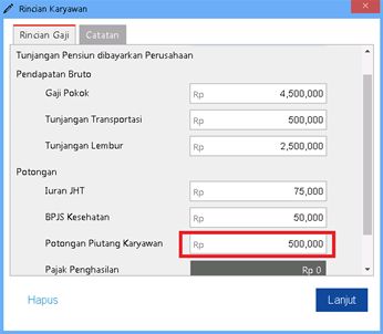 Mencatat Pembayaran Piutang Karyawan di Accurate Online