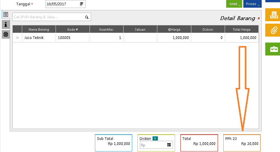 Membuat Transaksi Dikenakan PPh di Accurate Online