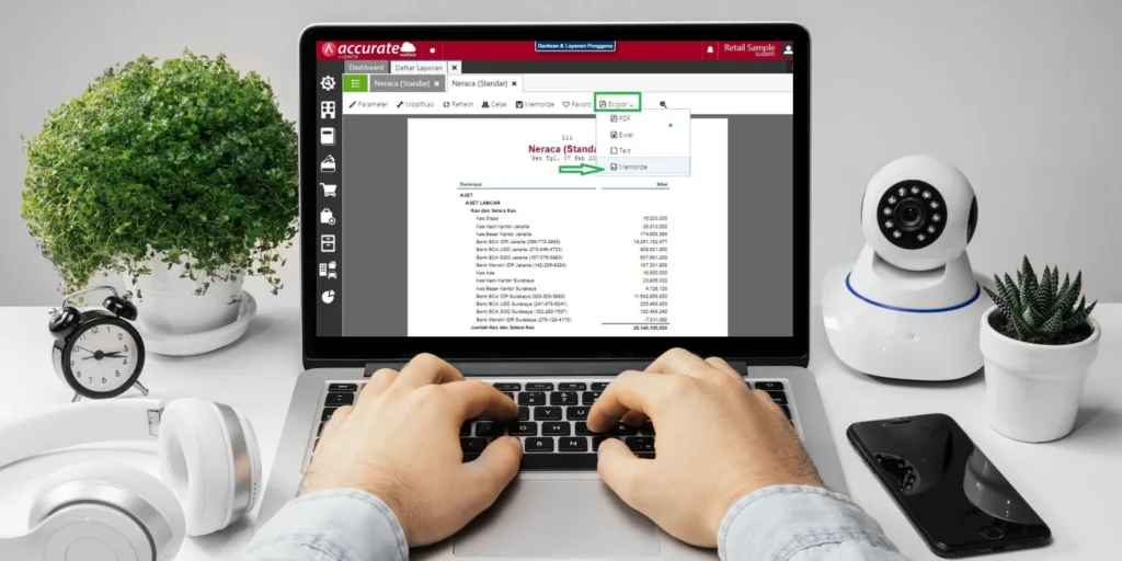 Panduan Ekspor Laporan Memorize pada Accurate Online