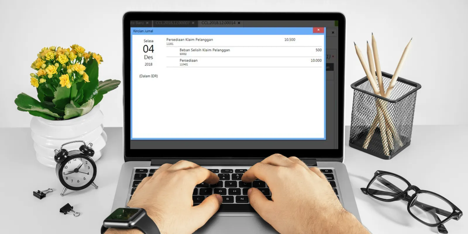 Selisih Nilai Persediaan di Klaim Pelanggan Accurate Online