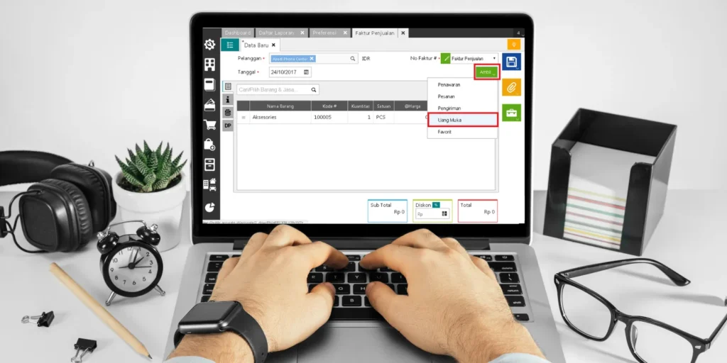 Input Saldo Awal Uang Muka Penjualan di Accurate Online