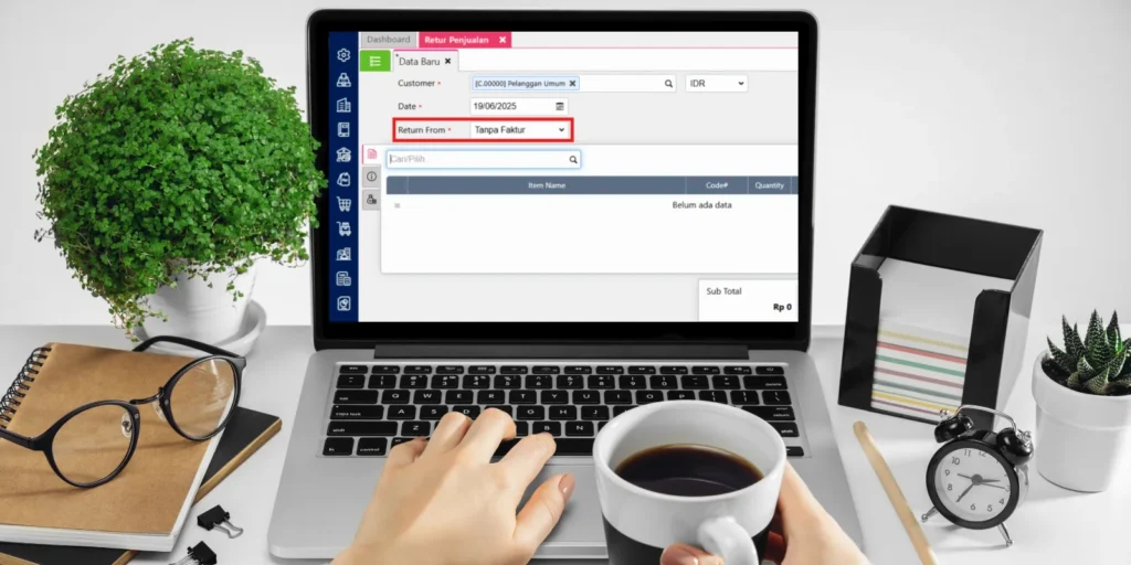 Retur Penjualan Untuk Faktur Dimuka pada Accurate Online