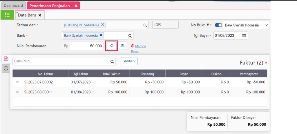 Transaksi Retur Penjualan Memotong Faktur Accurate Online x