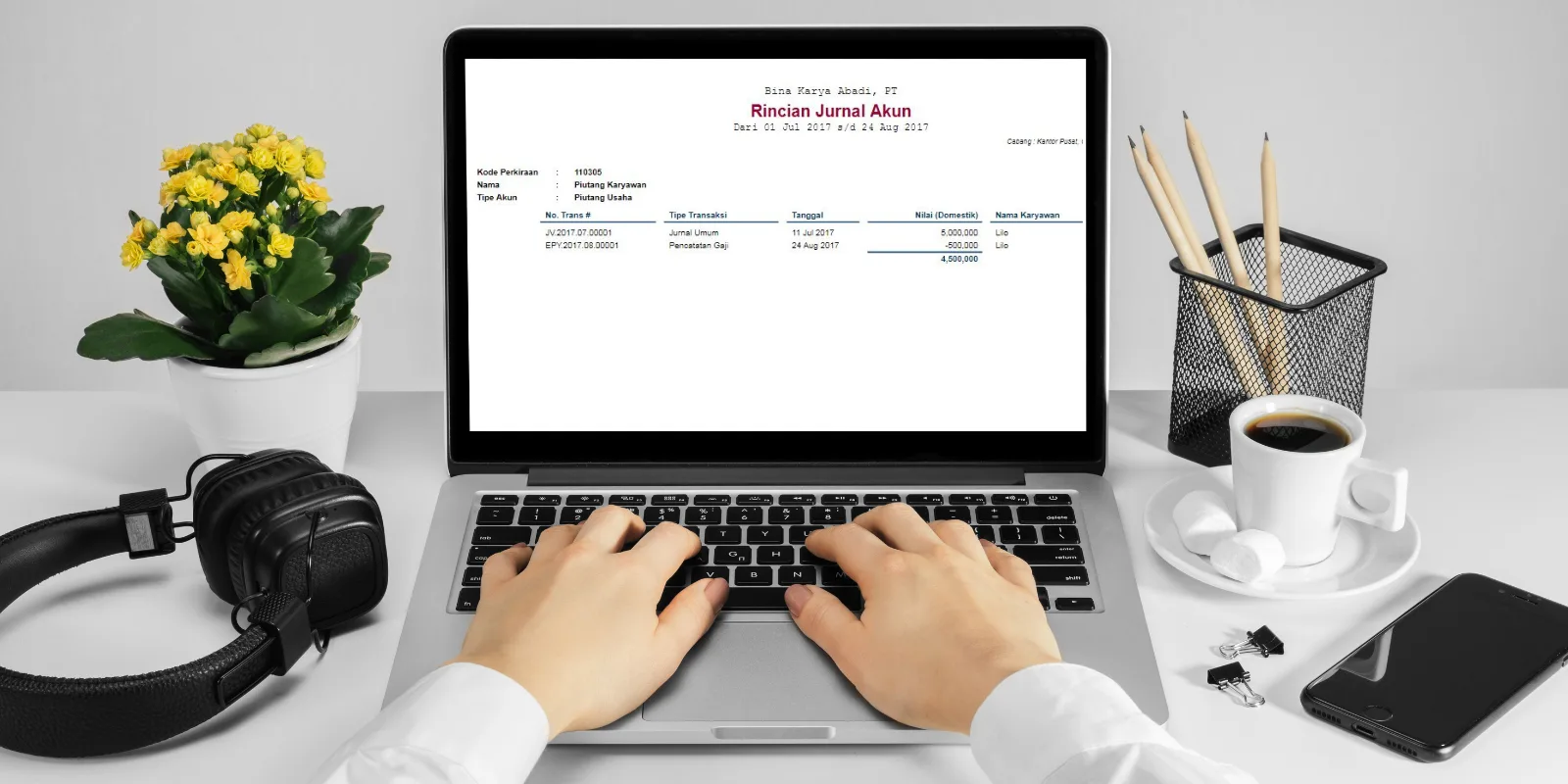 Cara Mencatat Piutang Karyawan di Accurate Online