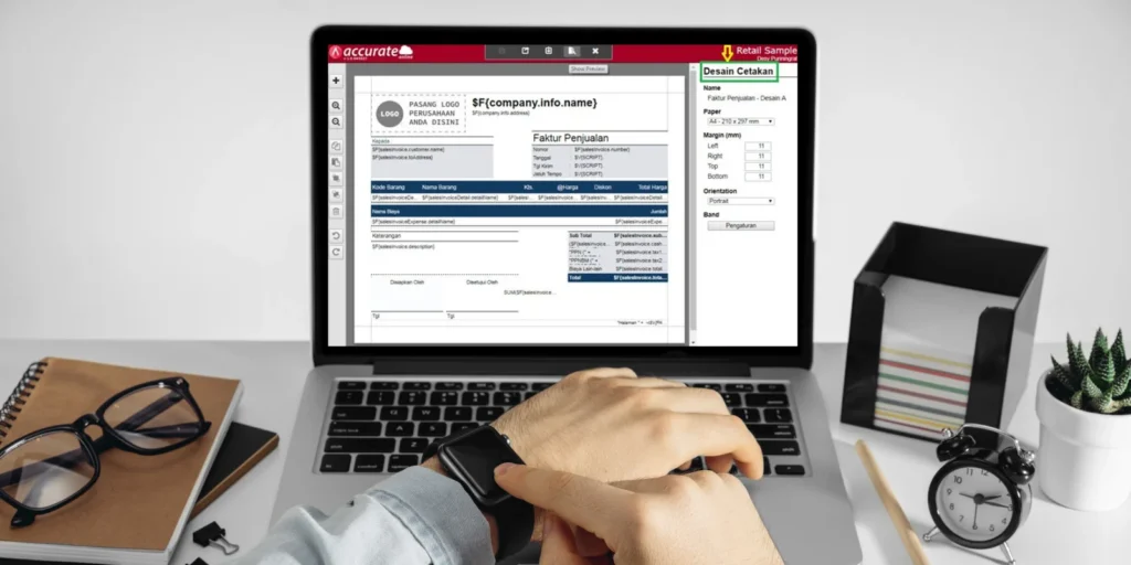 Cara Mengatur Tinggi Tabel dari Detail Item di Accurate
