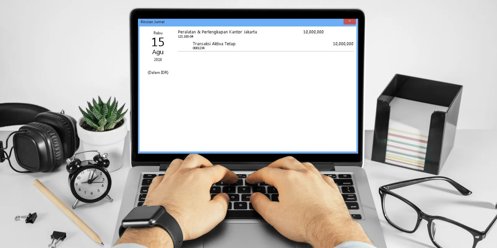 Mengakui Persediaan sebagai Aset Tetap di Accurate Online