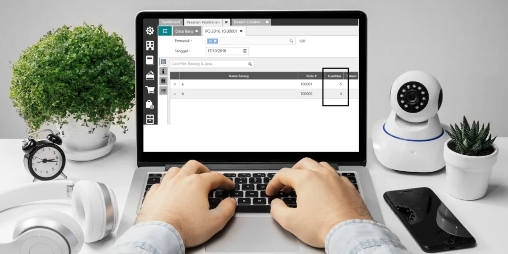 Menampilkan Total Qty di Purchase Order Accurate Online
