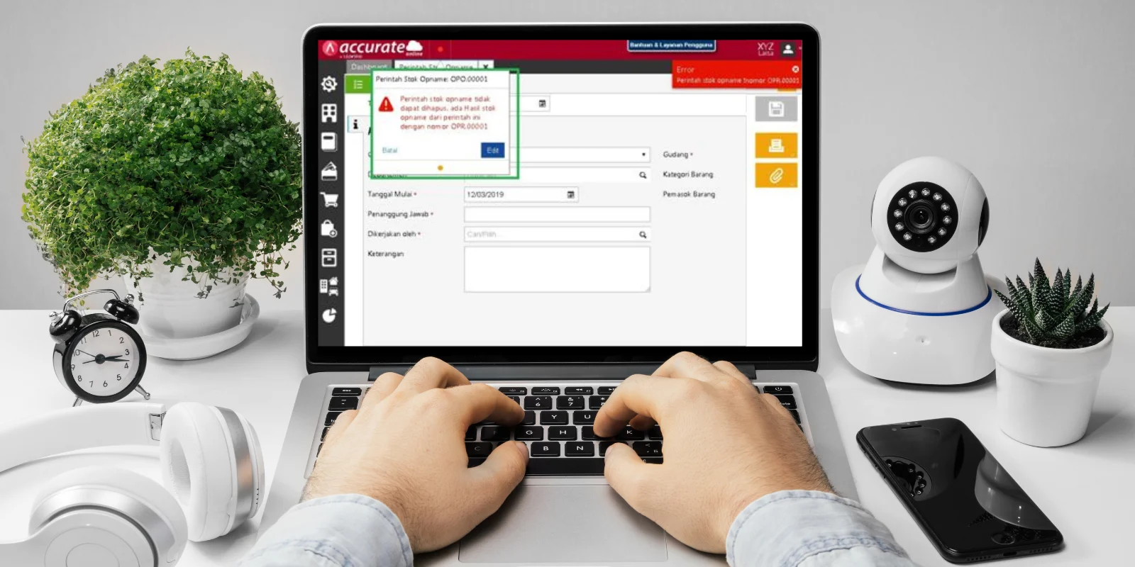 Cara Menghapus Perintah Stock Opname di Accurate Online