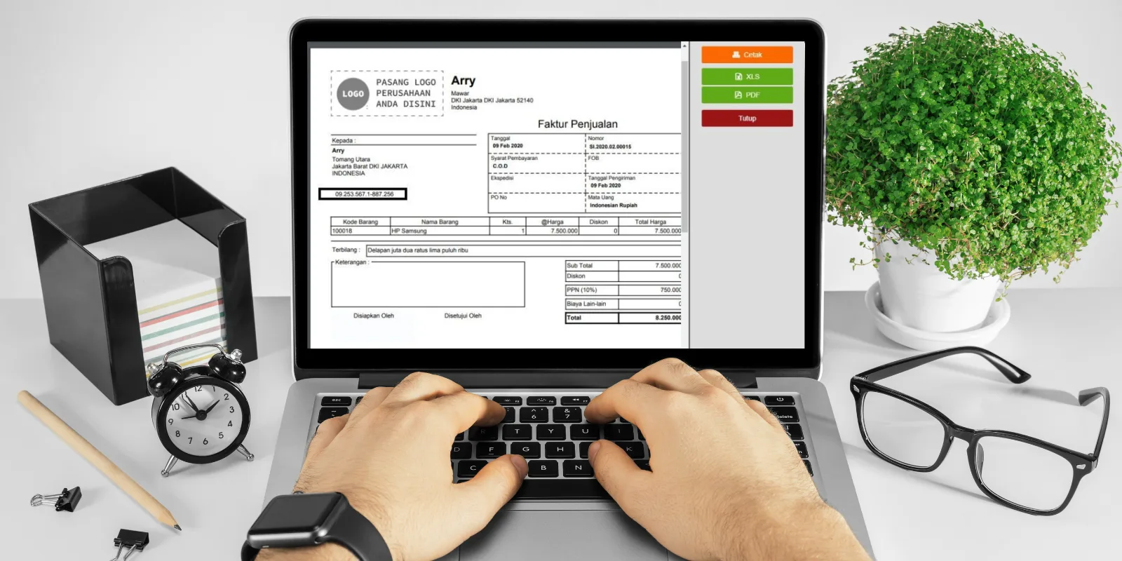 NPWP Pelanggan di Cetakan Faktur Penjualan Accurate Online