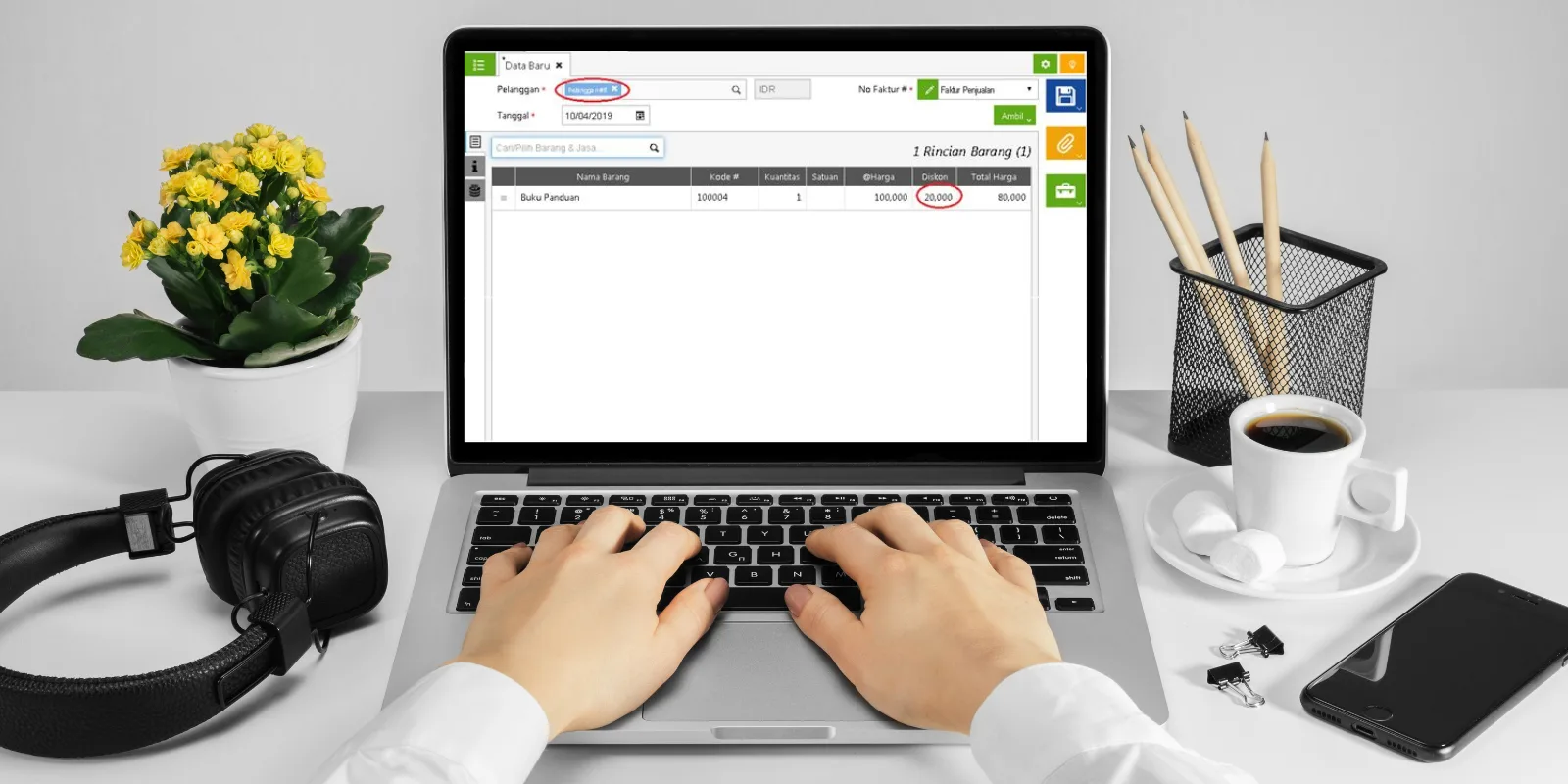 Diskon Penjualan Per Kategori Pelanggan di Accurate Online